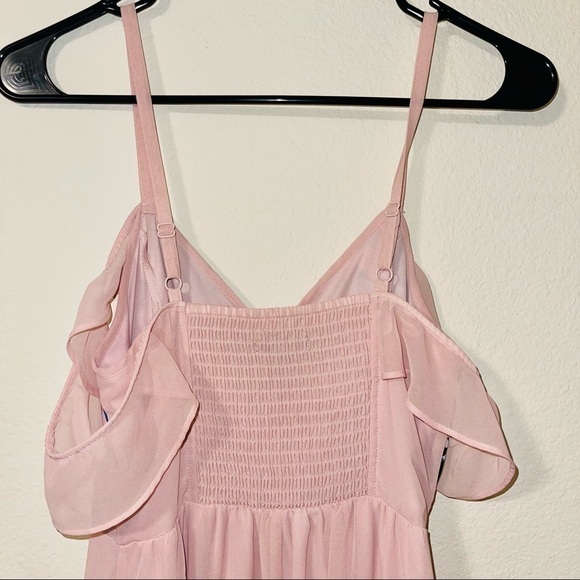 Express NWOT Pink Floral Dress - Picture 8 of 11